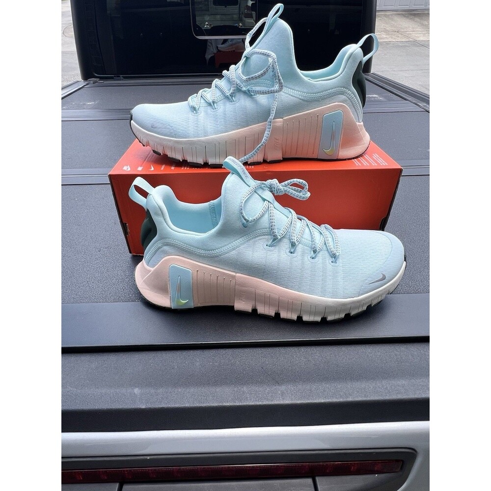 Women Size 11.5 Nike HV5228-474 Free Metcon 6 PRM, Glacier Blue Gym Workout Shoe